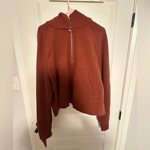 Lululemon Oversized 1/2 Zip - Dare Brown - XL/XXL - NWT